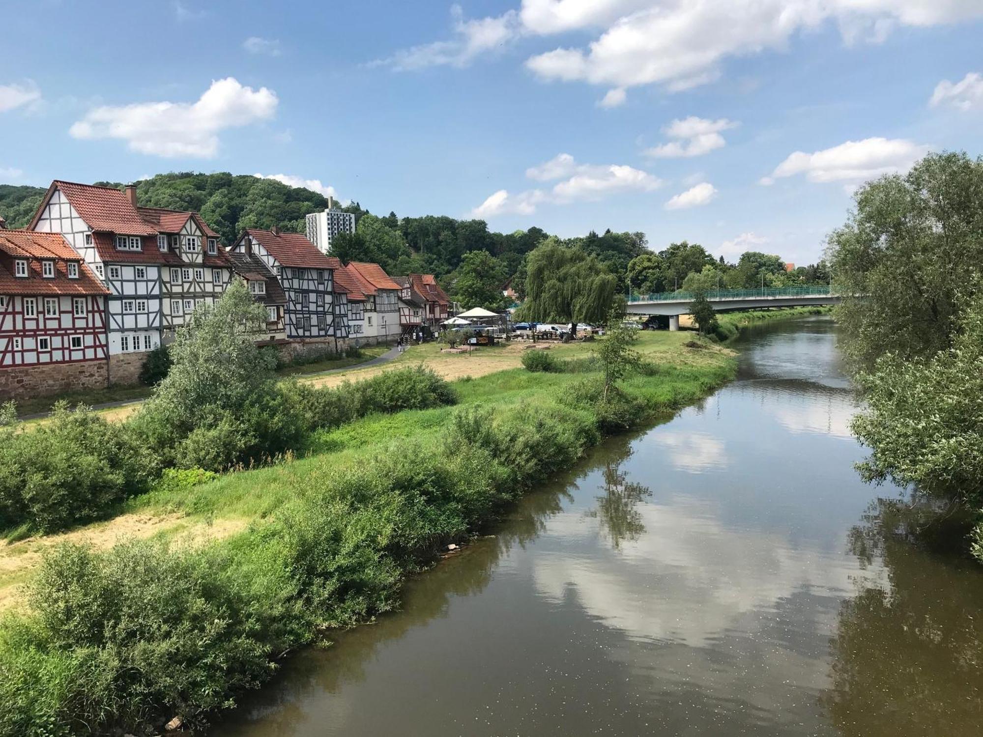 Ferienhaus Am Fulda Ufer Rotenburg an der Fulda Dış mekan fotoğraf